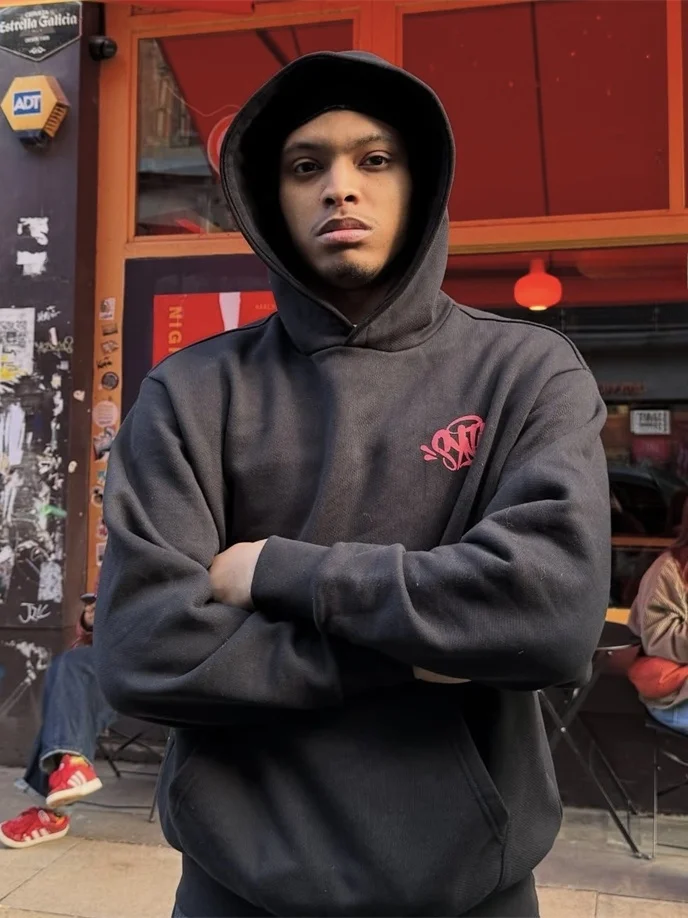 

Новинка 2025 года, толстовка Syna ex, повседневная толстовка с капюшоном в американском стиле ретро, эластичная, теплая, для путешествий, пешего туризма, с логотипом, хлопок, полиэстер