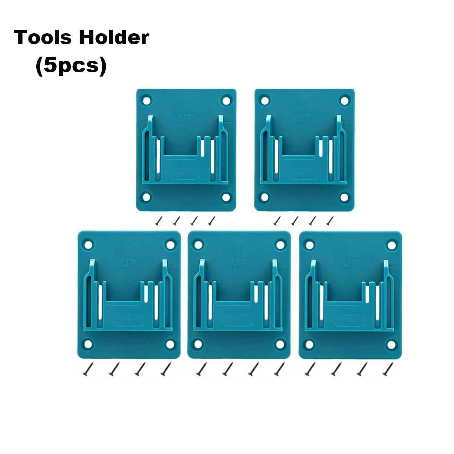 5–10 Packungen Werkzeughalter oder Batteriehalter für Makita 18 V-Montage, Wandbohrerhalter, Dock-Aufhänger mit Schrauben (kein Werkzeug, keine Batterie) – Detail 4