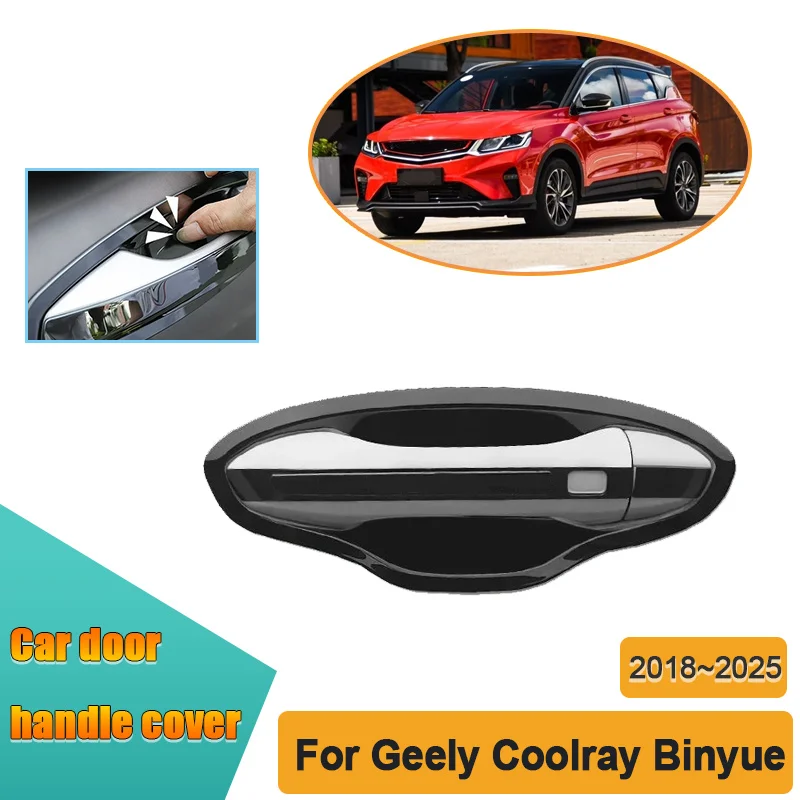 

Накладки на ручки дверей для Geely Coolray Binyue 2018-2025: Защитные, устойчивые к царапинам, декоративные аксессуары для автомобиля