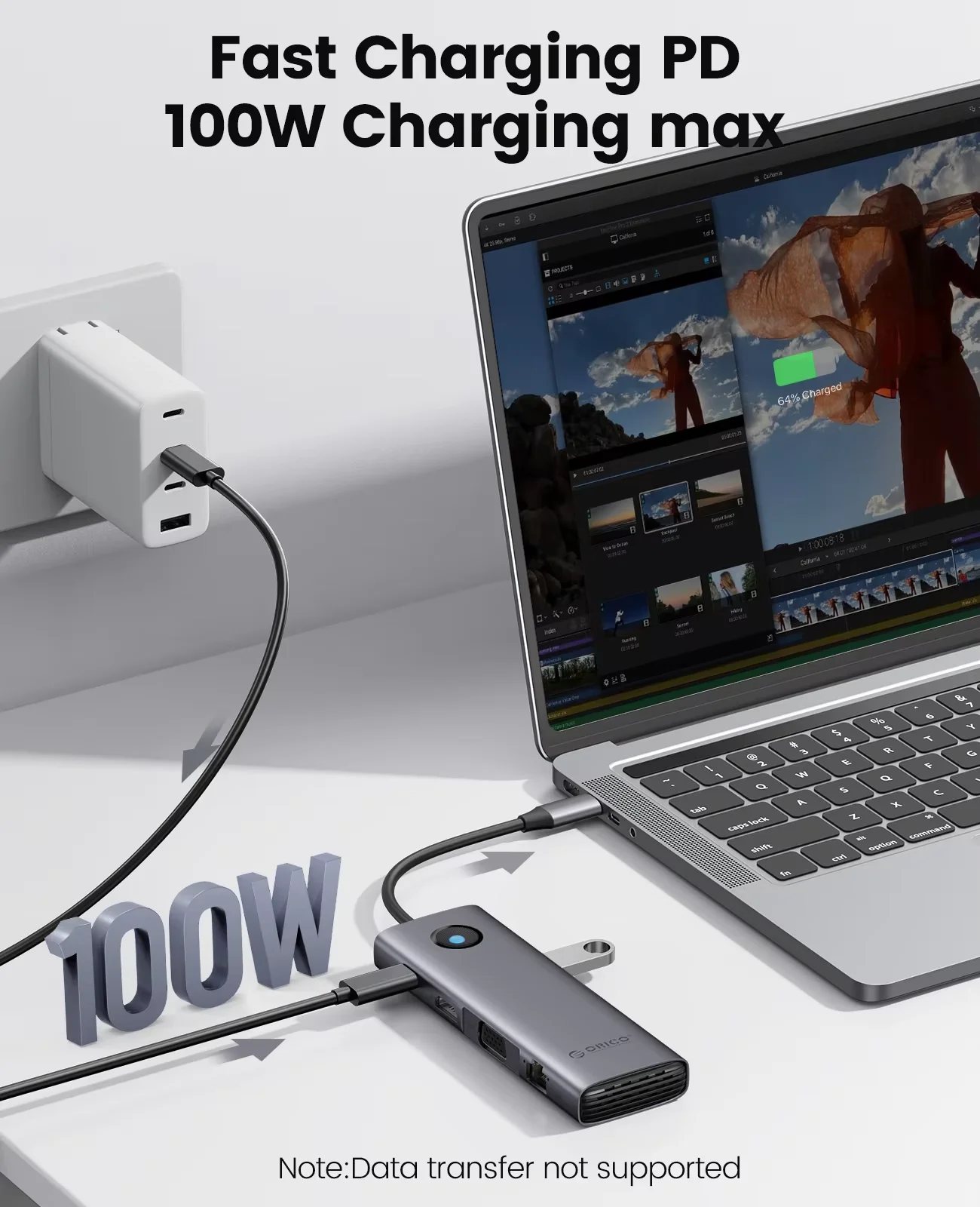 ORICO 5Gbps USB C HUB 4K60Hz T - Laptop Accessories Macbook 评论和价格