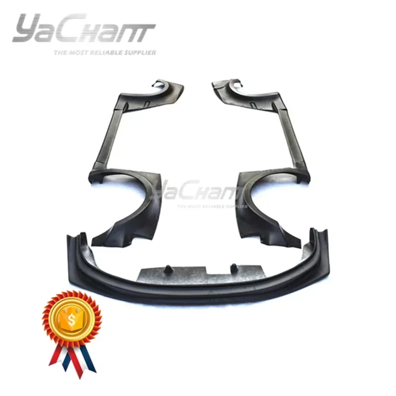 FRP Fiber Glass M&M Style Wide Body Kit Fit For 1996-2000 Civic EK Hatchback Racing Hyper Lip Fender Flare Side Skirt