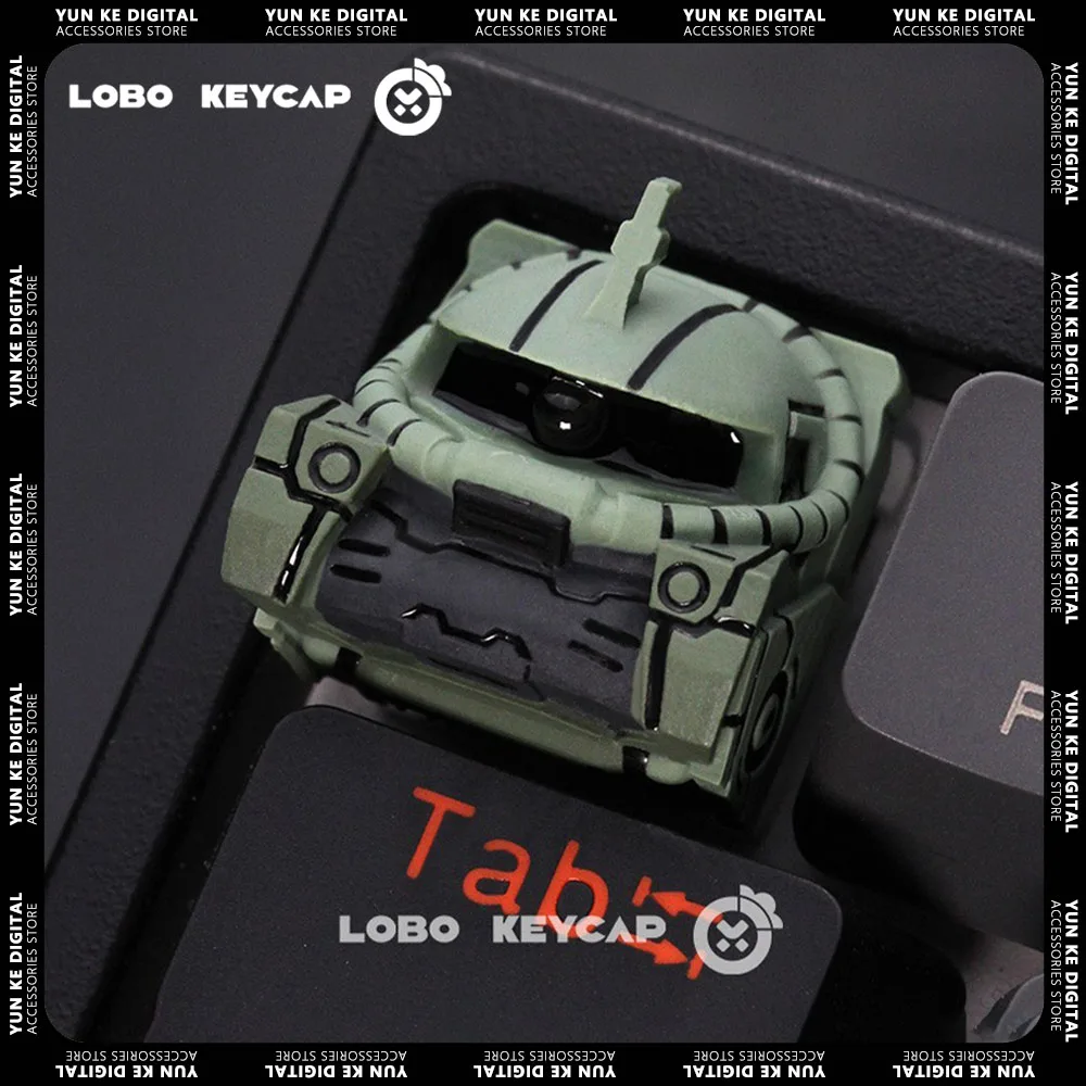 LOBO Robo Warriors Keycaps Light Transmission Keycap Hand-made Mechanical Keyboard Keycaps Customized Gaming Accessories Gifts