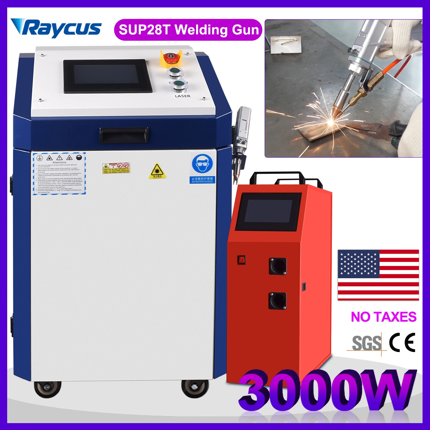 Raycus 3000W 4 In 1…