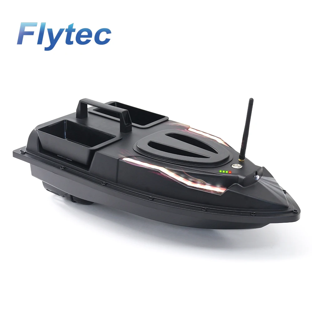 Flytec 2023 New Models V700 500m Constant Speed With LCD Screen RC Boat Night Light Fishing Bait Boat