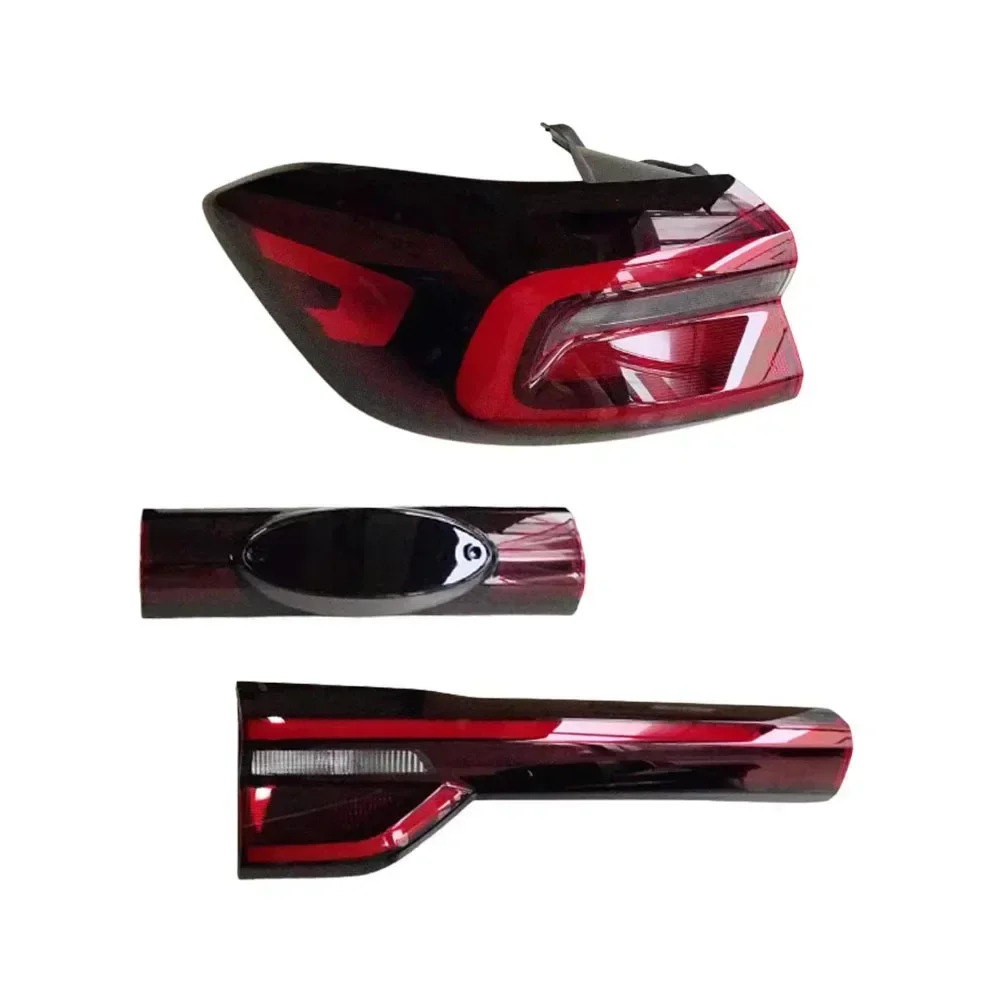 1 Piece Black Red Rear Lamp Assy for Chery Tiggo 8 Back Stop Light for Tiggo8 2019-2020 Parking Middle or Outside or Inner