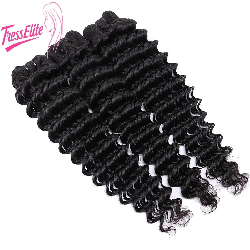 

Высокое качество, пучки натуральных человеческих волос, глубокие завитки, 12А, прямые волосы, занавеска, бразильские наращивания Реми, 100% необработанные