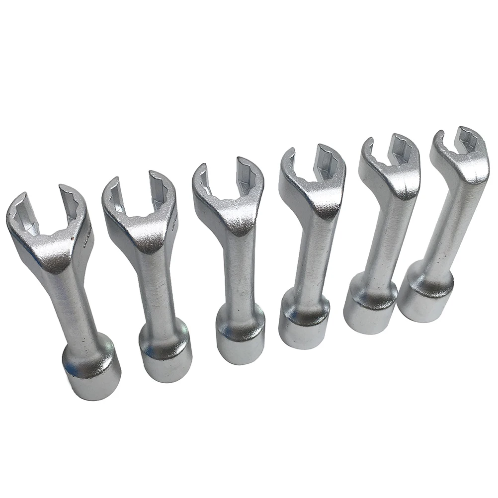 

6pcs Socket Wrench Set Durable Tools Open End Spanner Medium-length Fuel Injector Professional Repair DIY Mechanics