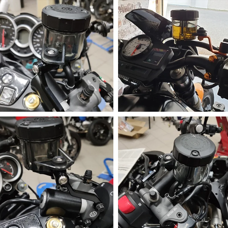 Universal Adelin Brake Fluid Reservoir Auto Bikes Motorcycle Scooter Oil Master Cylinder Foot Cup Dirt Bottle Accessories view 5