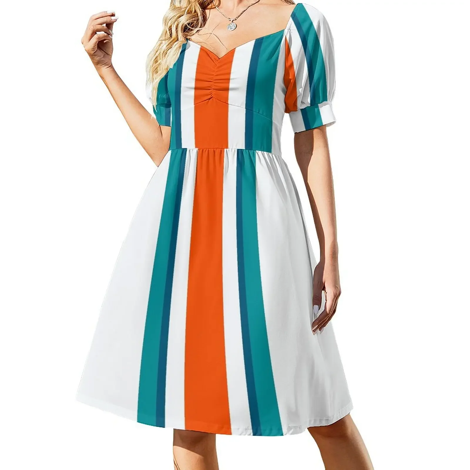 

Miami Graphics Short-Sleeved Dress summer dresses women 2025 summer women's suit