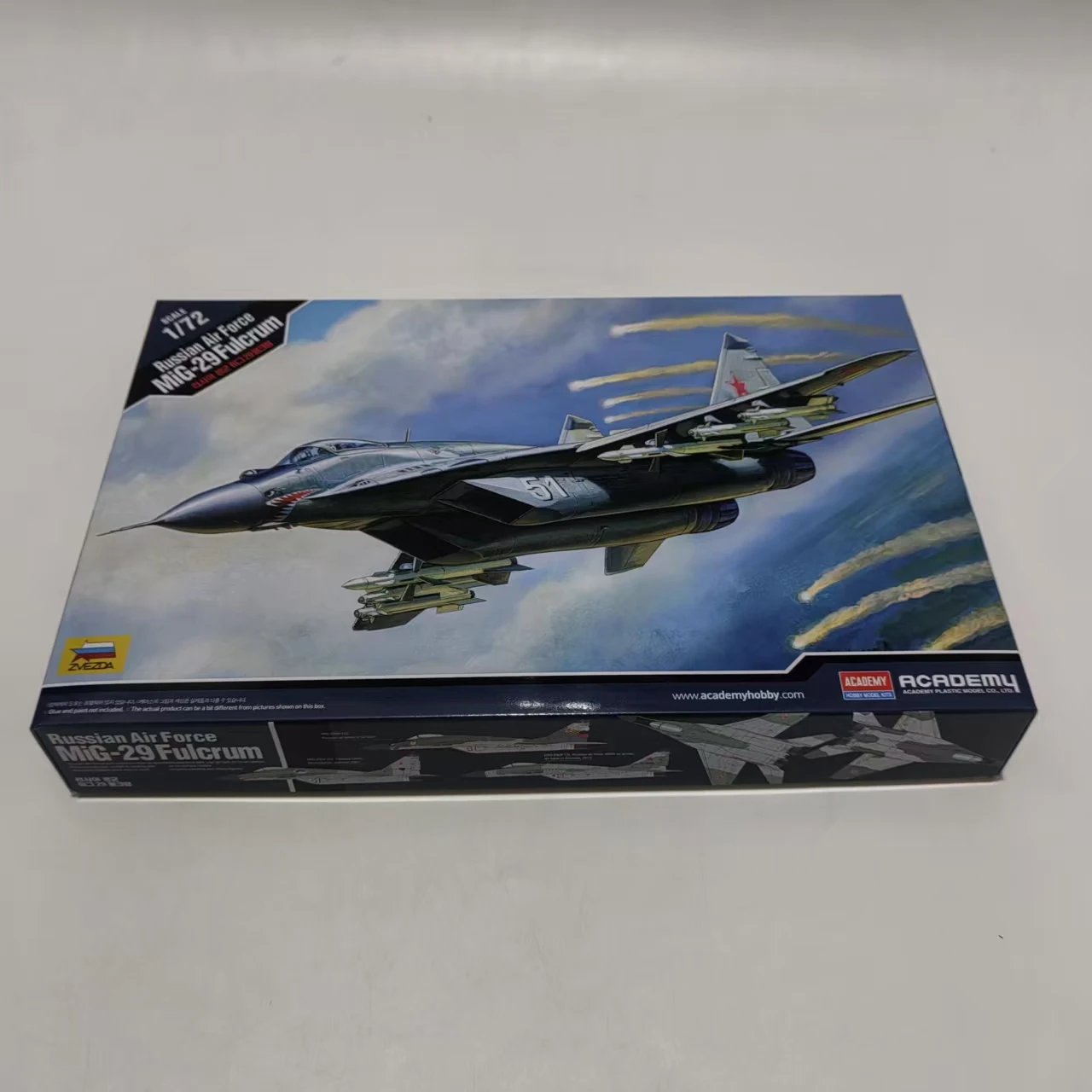 

AC12552 ACADEMY 1/72 Модель самолета МиГ-29 Фулкрум ВВС России (набор для сборки)