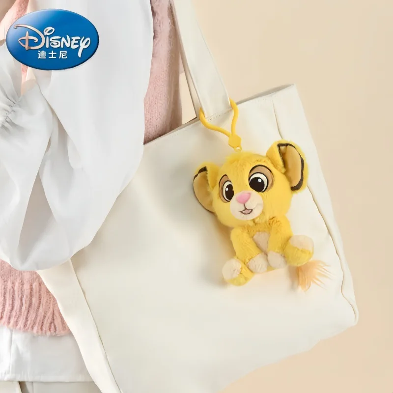 Disney The Lion King Simba Kinderpop Anime Schattige Pluche Sleutelhanger Mode Rugzak Hanger Kawaii Kinderen Meisje Vakantiecadeaus