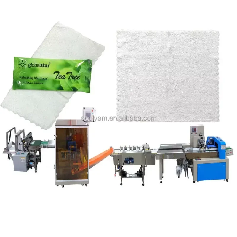 Recycling Machine 2026 Automatic Moist Refreshing Wet Towel Manufacturing Making Packing Machine for Refreshing Towel Wet