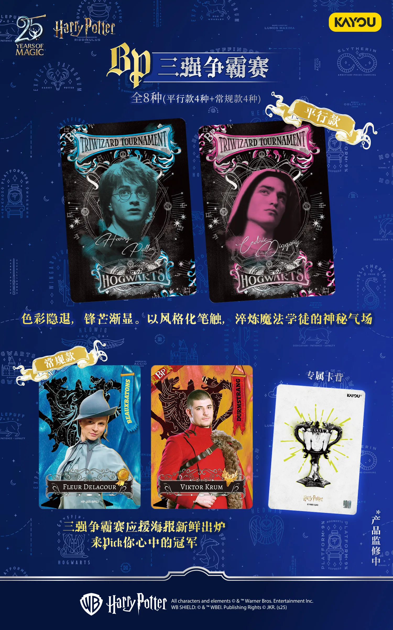 KAYOU Harry Potter 25 Years of Magic Eternal Edition Hermione Granger Collectible Card Movie Wizarding World Toy