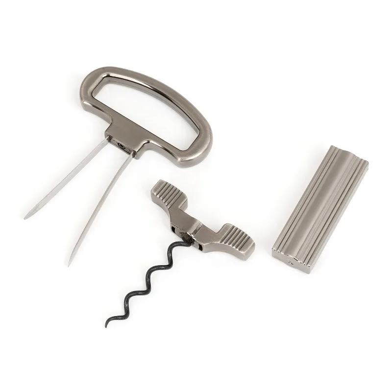 `Portable Aged Wine Cork Puller Stainless Steel Twin Prong Ah So Wine Opener Wine Tongs`