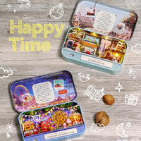 OUZEY 3D Wooden Room Box DIY Kit - \