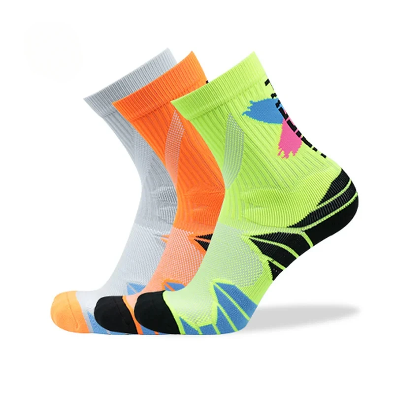 3Pair/Lot Professional Outdoor Sport Cycling Socks Basketball Football Soccer Running Trekking Socks Men Women