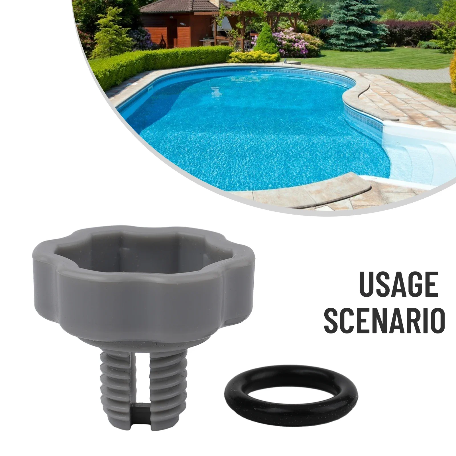 Compatible Replacement Valves And O Rings Set For Intex Filters #250042500 Suitable For All Models Up To 2 500 GPH