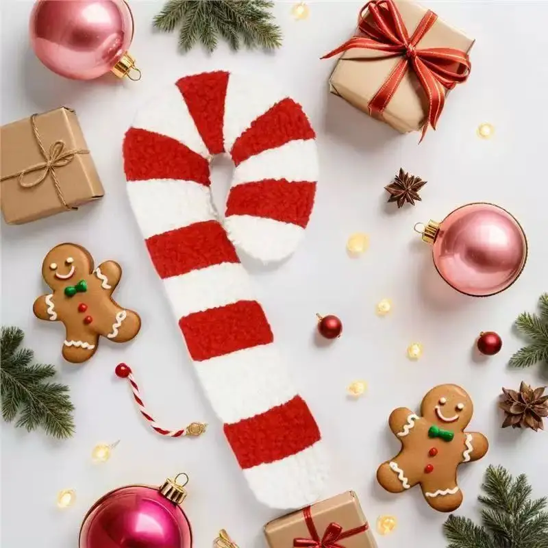 37 cm Natale CYNTHIA ROWLEY Cuscino da tiro Morbido Natale Caramelle Bastoni da passeggio Giocattoli di peluche per bambini Regali di Natale Arredamento della camera