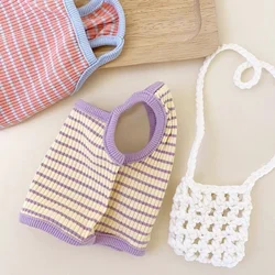 Summer Cool Dog Vest for Small Dogs Fashion Dog Clothes Cute Stirped Puppy Pullover Suspender Cat Vest Breathable Pet Products