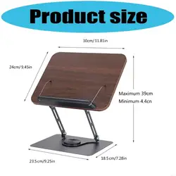 K1KF Soporte para libros ajustable con base giratoria