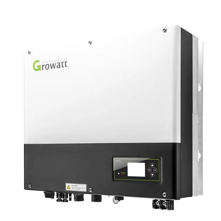 Inversor Híbrido Growatt, Grade Solar On/Off, Trifásica, 5kW, 6kW, 8kW, 10kW