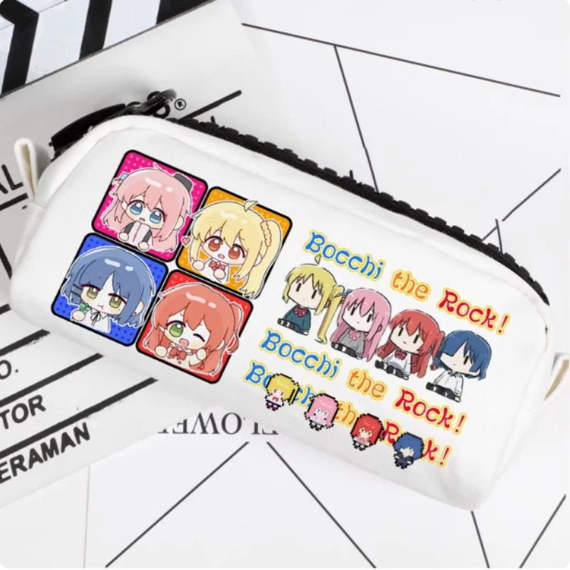 Anime BOCCHI THE ROCK! Yamada Ryo Pencil Case Oxford Canvas Storage Bag Pencil Box Pencilcase School Pen Bag 2699