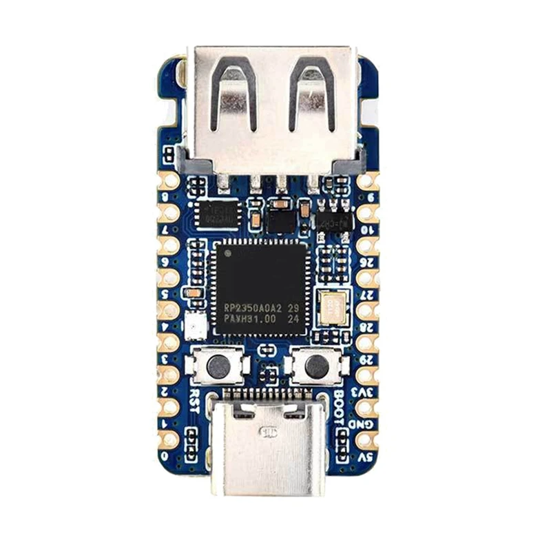 Hot Sale Waveshare RP2350A USB Mini Development Board For Raspberry Pi RP2350A Dual-Core & Dual-Architecture Microcontroller 150