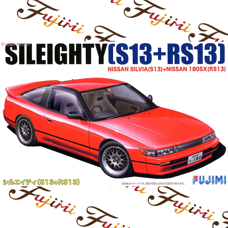 Fujimi 04640 Static Assembled Car Model Toy 1/24 Scale For Nissan New Sileighty S13 RPS13 Car Model Kit