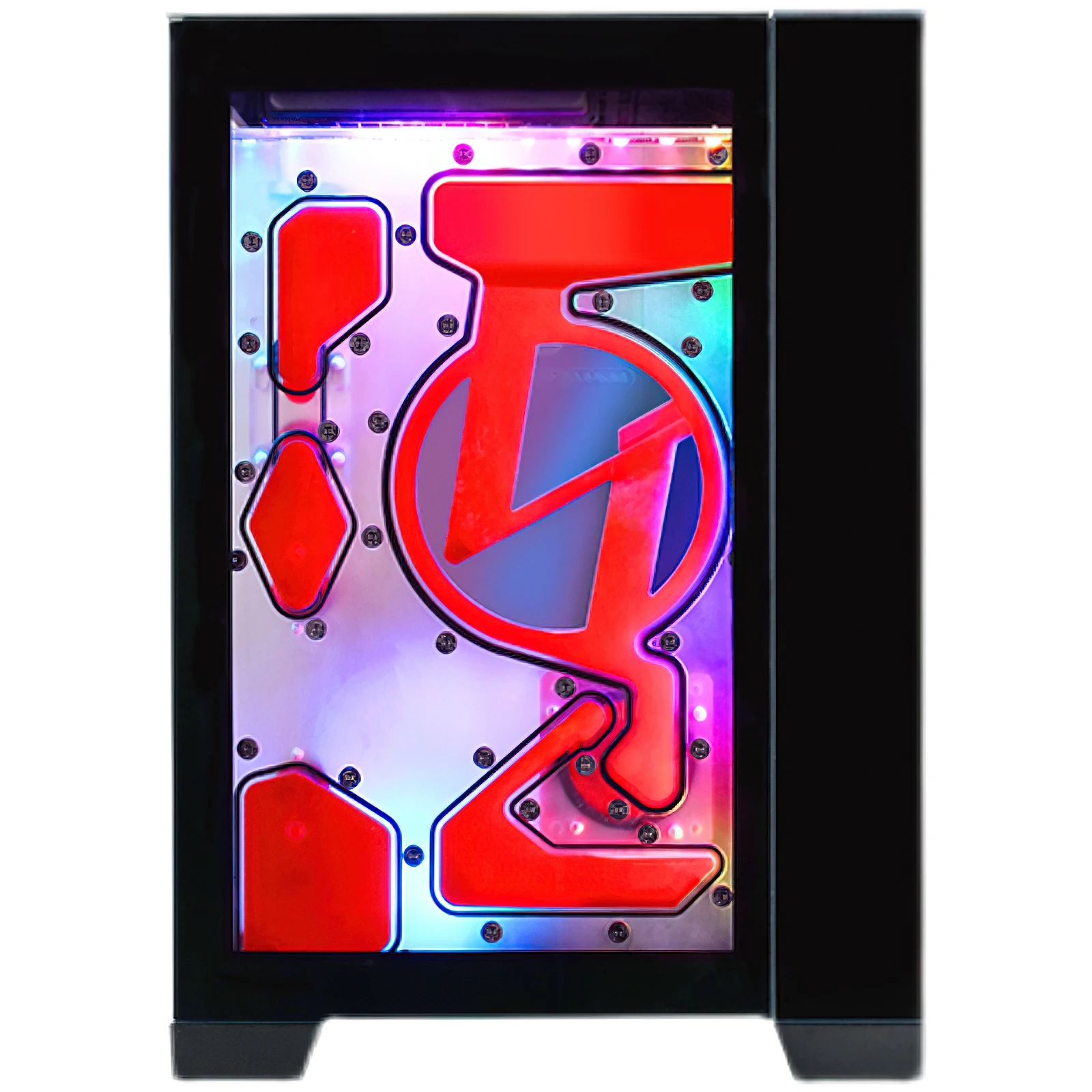 Bykski Distro Plate Water Cooling Kit for LianLi O11MINI Chassis Case CPU GPU RGB RGV-LAN-O11MINI-LI-P