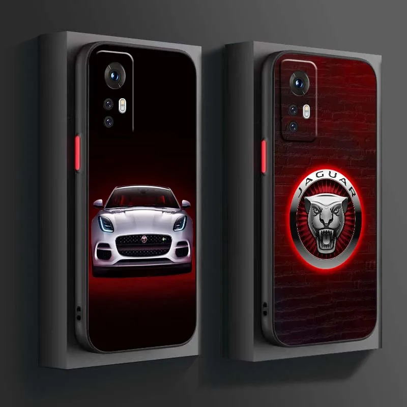 J-Jaguar Car Cool Popular Art For Xiaomi 14T 13T 13 12T 12 12S 11T 11 11i 10 10T Ultra Pro Lite Frosted Translucent Phone Case