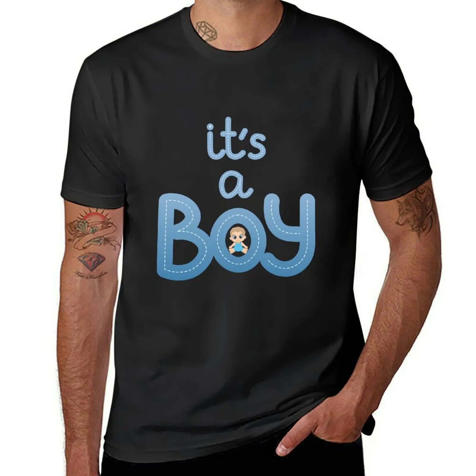 Its a Boy T-Shirt korean fashion shirts graphic tees anime mens funny t shirts