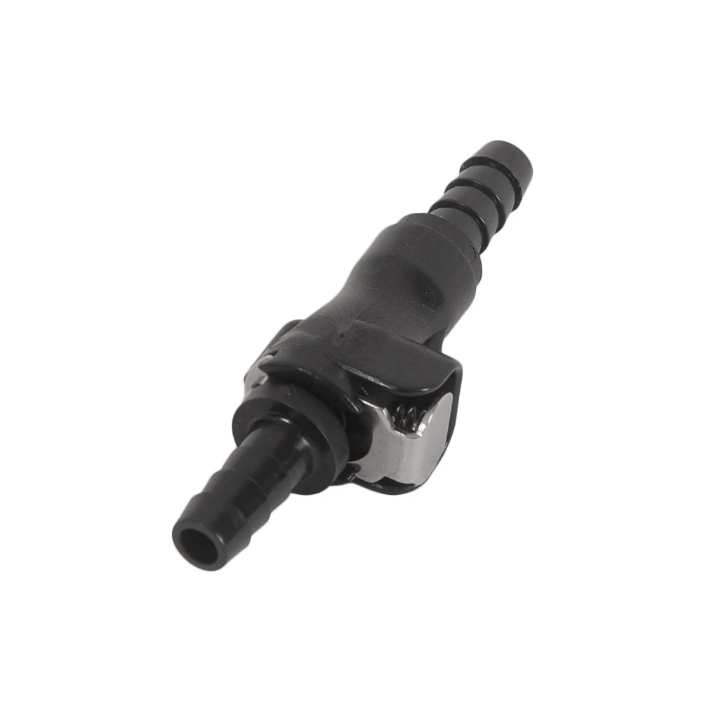 Quick Release 8mm Race Fuel Pipe Coupler Connector Shut-Off Valve Petrol Hose