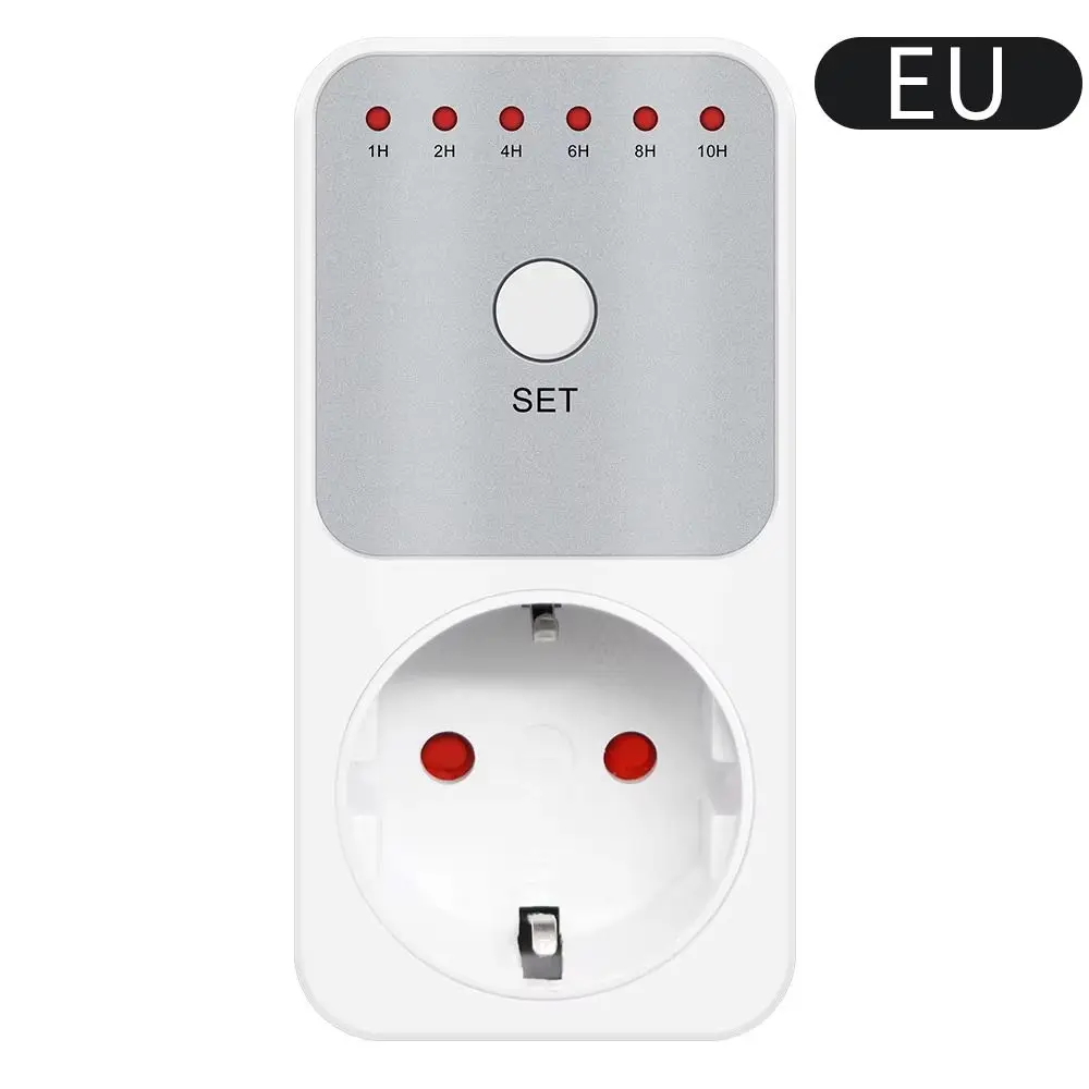 Countdown Time Electronic Wattmeter Plug-in Socket 10Hr Timer Switch Convenient Fast Connection Setting Switch Timer Household