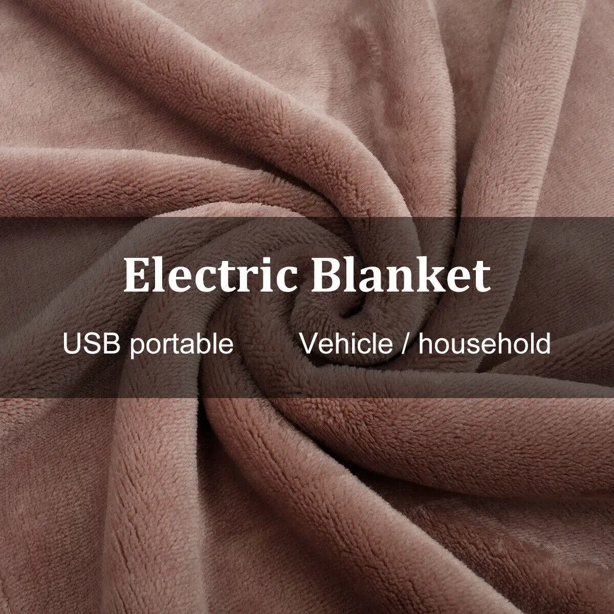 USB Heating Travel Machine Washable For Sofa Bed 3 Levels Portable Electric Blanket Winter Warm Soft Plush Car Shawl Camping