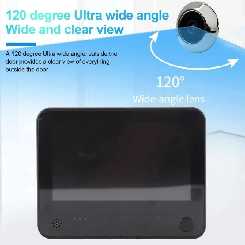 Câmera campainha sem fio Display 4,3 polegadas 1080p IR Night Visibility Monitoramento 87HC