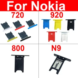 SIM Card Tray Holder For Nokia Lumia 720 920 800 N9  Memory SIM Card Reader Connector Socket Adapter Replacement Parts