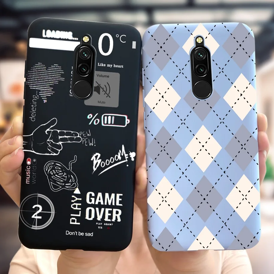 For Xiaomi Redmi 8 Phone Case Luxury Leopard Art Painted Soft TPU Back Protector Cover For Xiaomi Redmi 8A Pro Redmi8 Phone Case