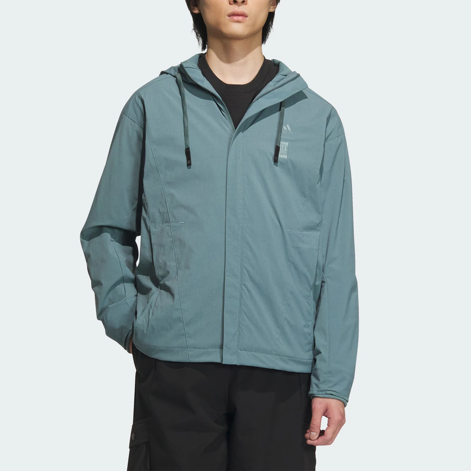 

Adidas genuine New Men's Drawstring Hooded Casual Sports Jacket IX4288