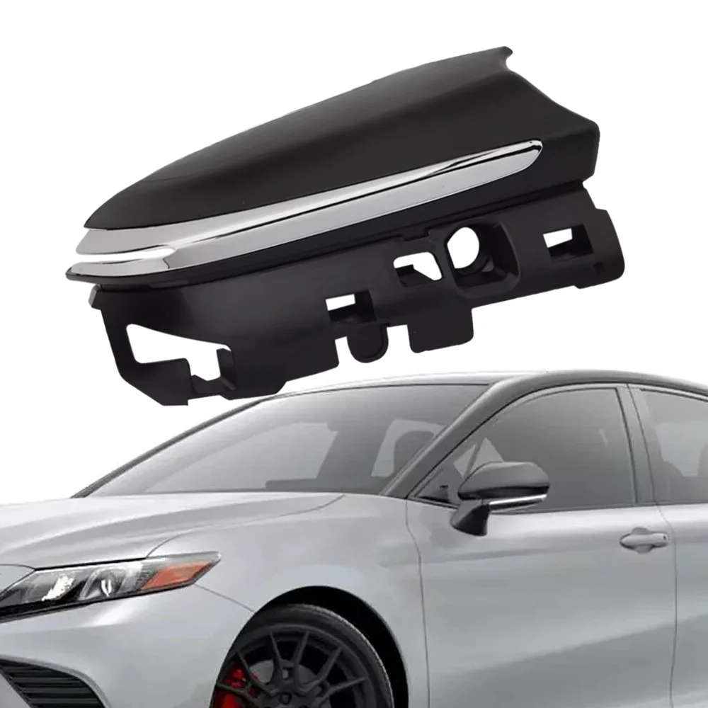

Left/Right Rearview Mirror Frame Lower Base Cover with Chrome Trim for Toyota Camry 2018-2023 Avalon 2019 2020 2021 2022