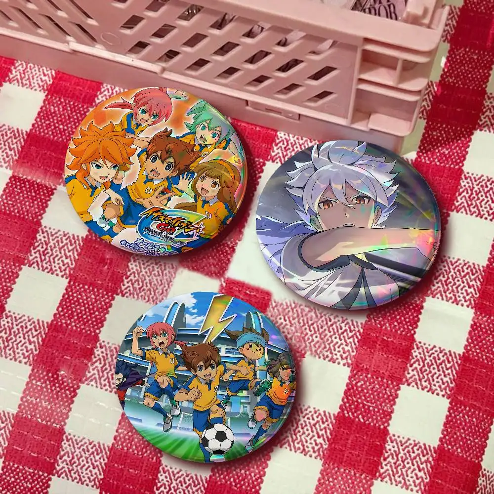 Anime I-Inazuma E-Eleven For Badge Custom Cartoon Lapel Pin Metal Brooch Badges For Backpack Clothing Decoration