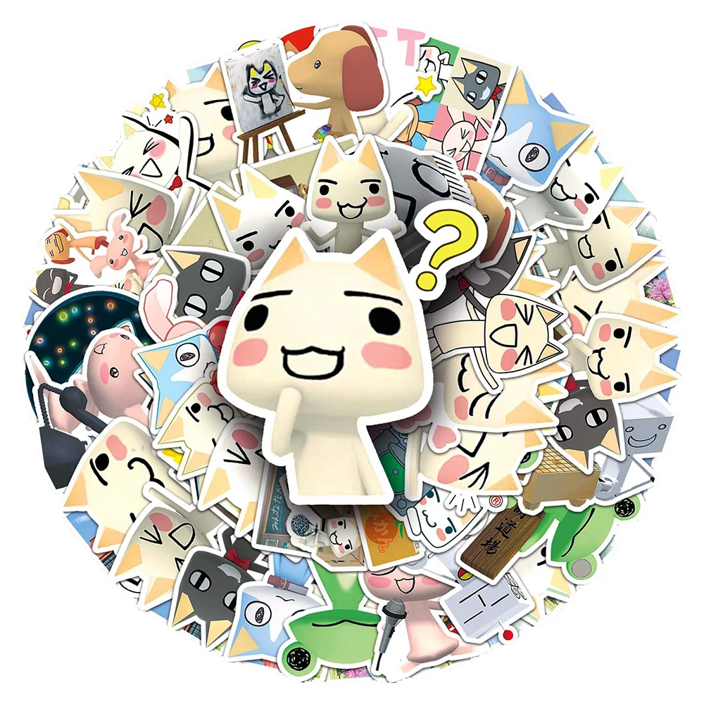 10/30/50 Stück Kawaii Cartoon Toro Inoue Katzen-Graffiti-Aufkleber, niedliche ästhetische Cartoon-Sticker, Spielzeug, wasserfest, DIY, Laptop, Schreibwaren