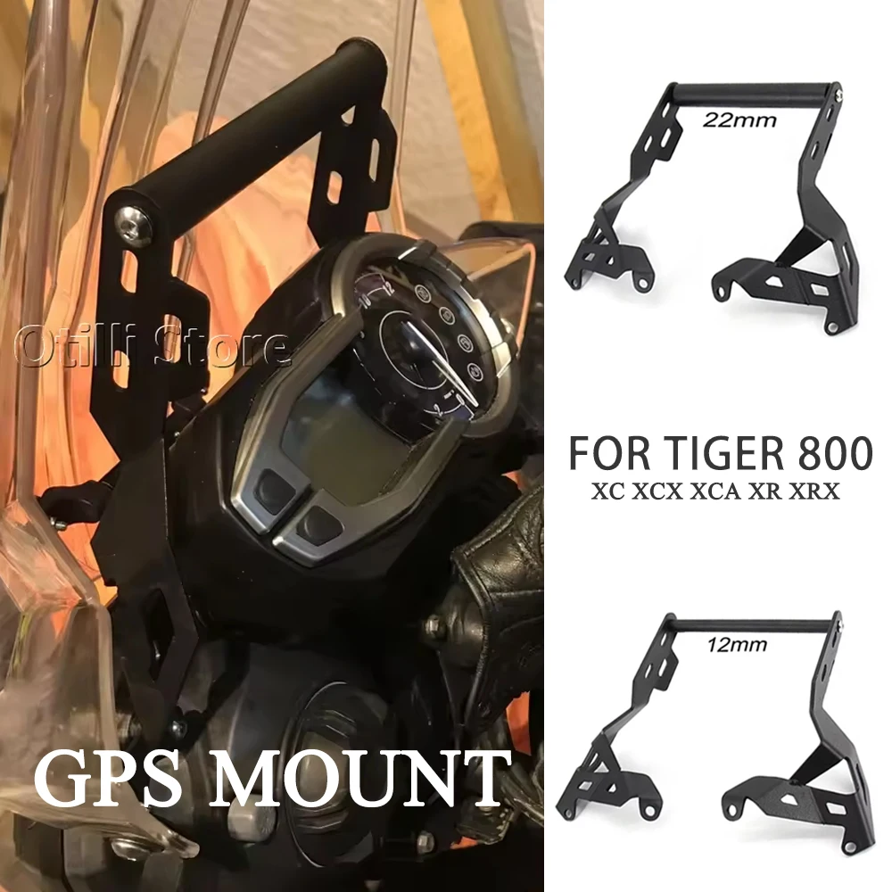 Подходит для мотоциклов Tiger800 XCX/XRX. Аксессуары для мотоциклов: крепление для GPS, навигационная пластина, кронштейн, держатель, комплект для Tiger 800 XC XCX XCA XR XRX.