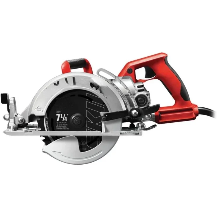 7-1/4 In. Lightweight Worm Drive Circular Saw With Twist Lock Plug- SPT77WML-71