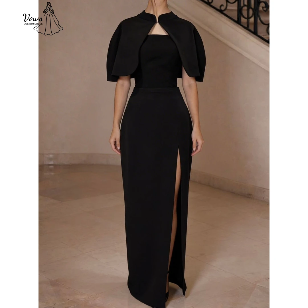 

Vows Fishtail Skirt Evening Dresses 2026 Luxury Dresses for Prom Dress 2026 Slit Custom Made Shawl Women's Wedding Party Attire