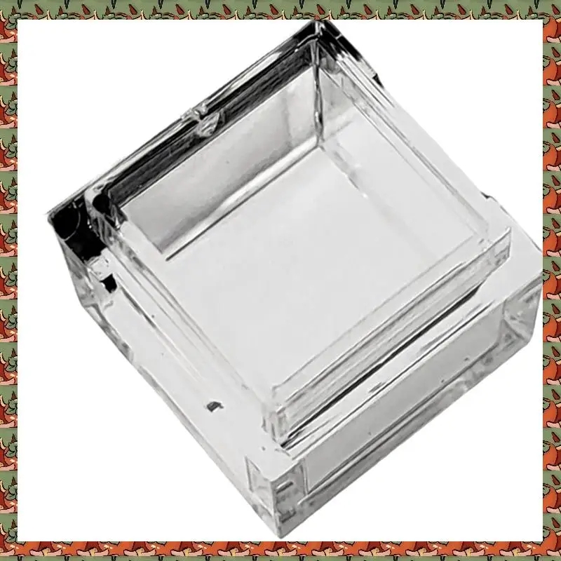 

ABLQ 20 шт. акриловые лотки для 0,39 дюйма 10 мм кубики элементов прозрачный корпус кронштейн для периодической таблицы для коллекций элементов