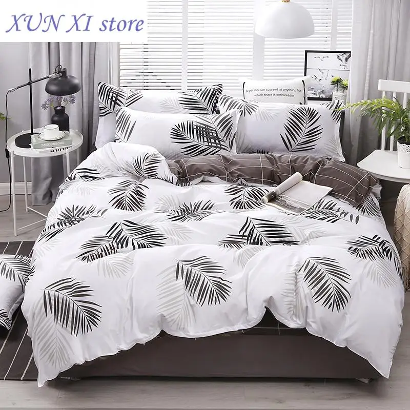 

New 4-piece bedding set comforter set Soft and comfortable for be suited to four seasons Suitable for the room dormitory