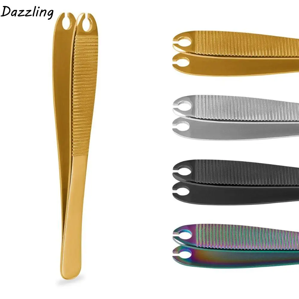 

Stainless Steel Body Piercing Tool Ear Stud Nose Stud Dermal Forceps Navel Stud Catheter Gauge Dermal Piercing Tool Jewelry Tool