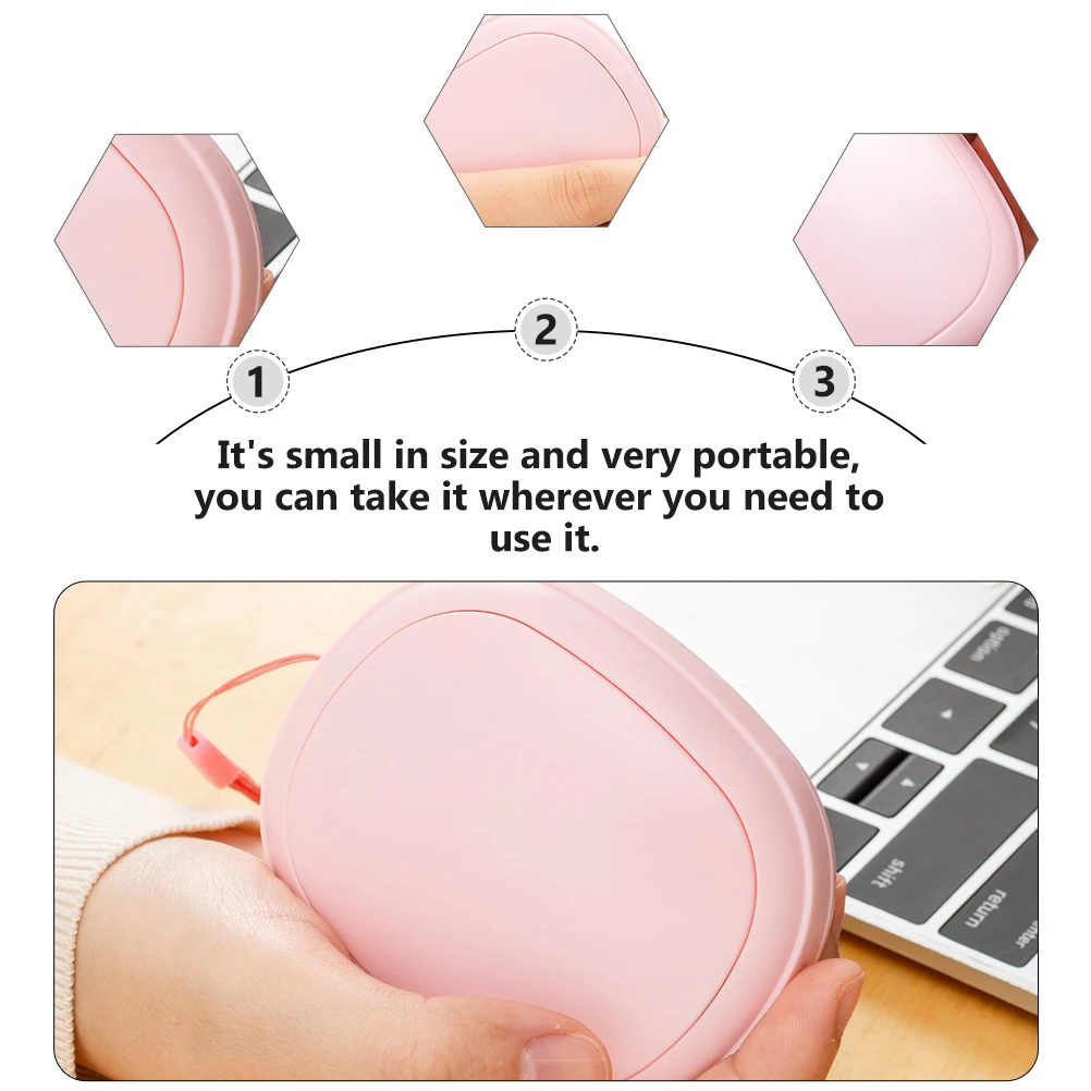 

MiniPortable Electric Hand Warmer Rechargeable Quick Heating Long Lasting Warmth Winter Gift Lanyard Design Cute Shape Safety