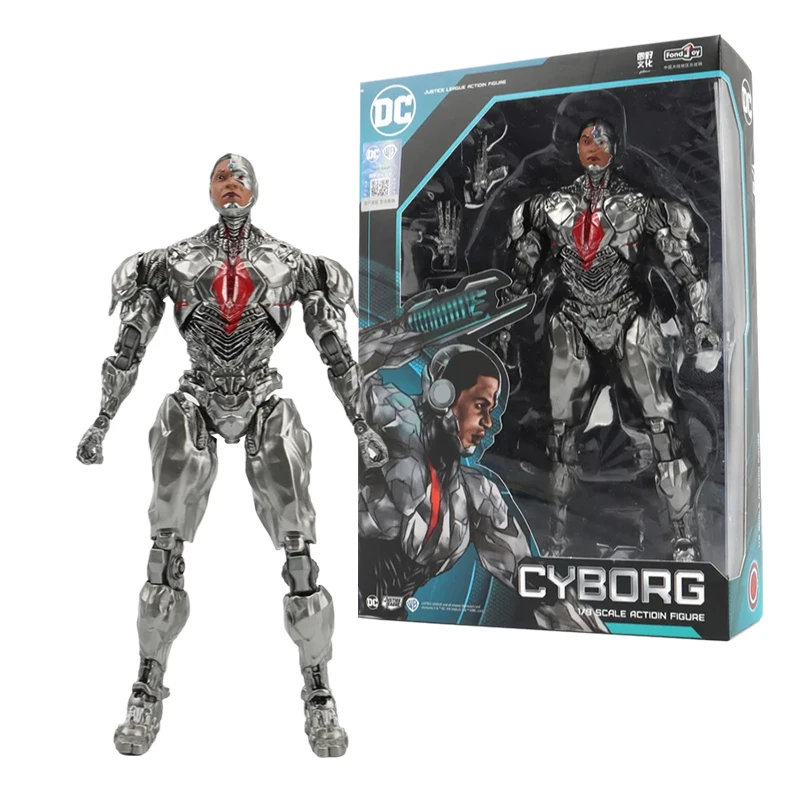 

Fondjoy Genuine Model DC Cyborg 1/9 Scale Action Figure Simplified Version Victor "Vic" Stone Model Collectible Toys Boys Gifts