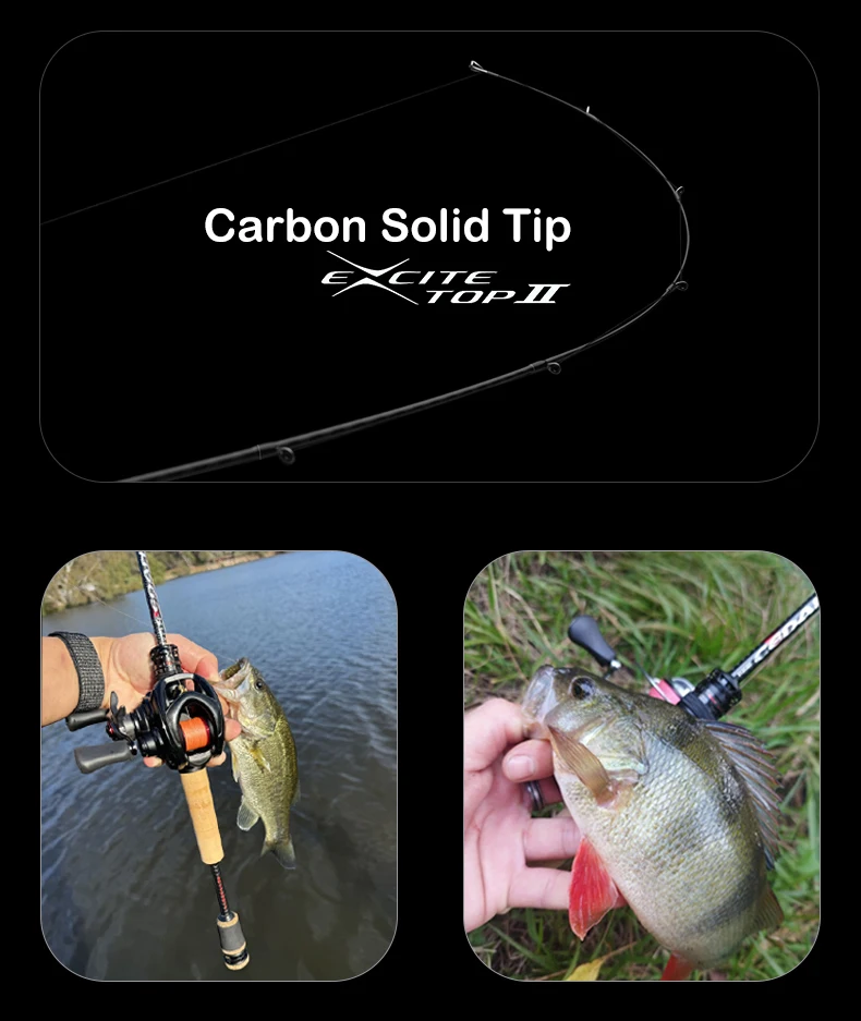 PURELURE NEUE CEDAN Solid Tip Bass Rod 36T Carbon Casting Spinning Angelruten Baitcasting 2,5g-12g Schnelle Forelle Angelrute Barsch Angelrute – Detail 8
